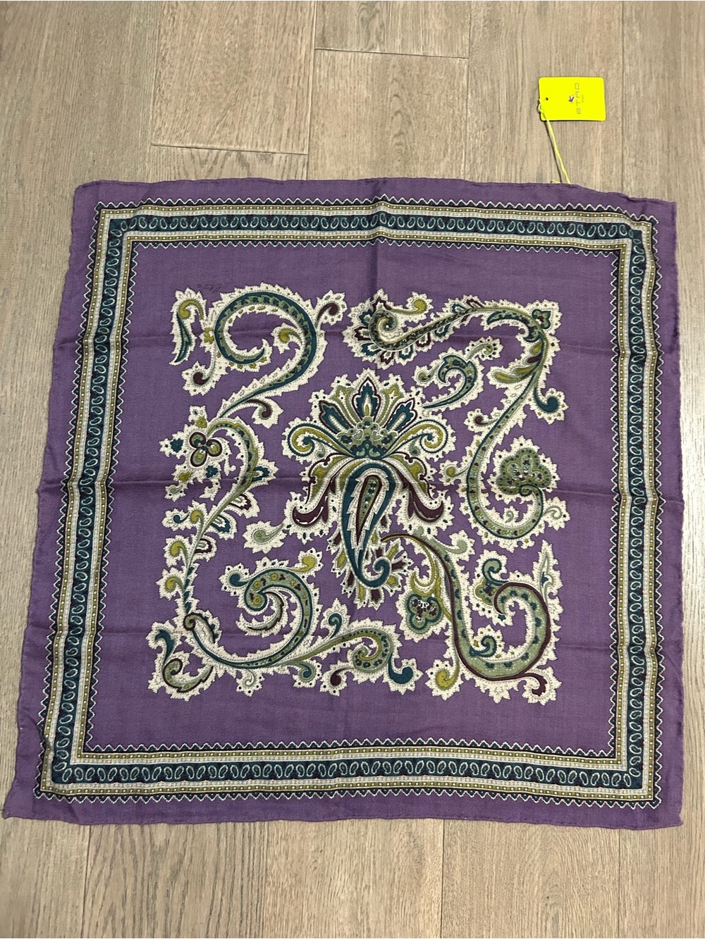 Purple Paisley Etro Scarf
